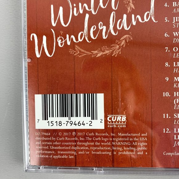 Winter Wonderland Christmas Music CD Various Country Artists Tim McGraw - Picture 8 of 8